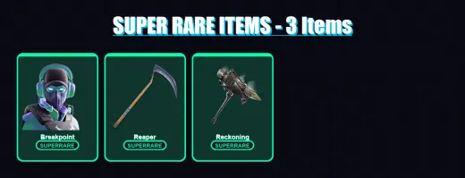 [PC/PSN] | Breakpoint | Alli | The Scientist | Nezumi | Lynx | 87 skin | 98 pickaxe | 81 emote | 86 glider | Lv1110