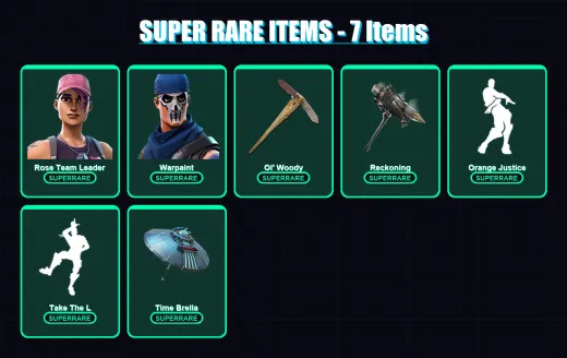 [PC/PSN] | Rose Team Leader | Warpaint | Twyn | Zenith | Renzo the Destroyer | 169 skin | 181 pickaxe | 140 emote | 160 glider | Lv2004 — Game account
