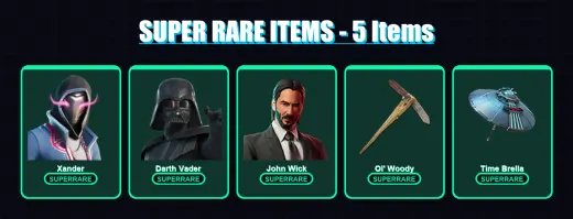 [PC/XBOX/PSN] | Xander | Darth Vader | John Wick | Fusion | The Foundation | 364 skin | 401 pickaxe | 302 emote | 289 glider | Lv4216