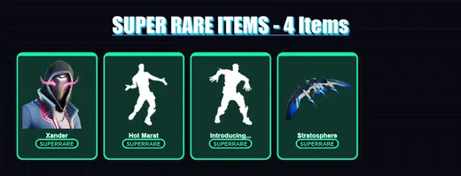 [PC] | Xander | Ruby Shadows | Jackie | Polar Peely | Chrome Punk | 14 skin | 26 pickaxe | 34 emote | 26 glider | Lv584