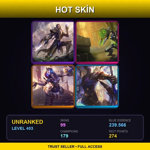 LAN | Victorious Lucian | Hextech Singed | Victorious Orianna | Victorious Aatrox | 99 Skin | 179 Champ | Lv403 — Worldbreaker Malzahar