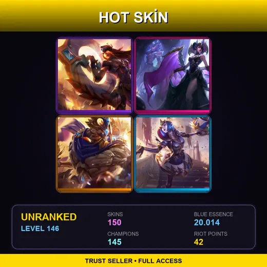 VN | Victorious Sivir | Victorious Morgana | Victorious Maokai | Victorious Orianna | 150 Skin | 145 Champ | Lv146