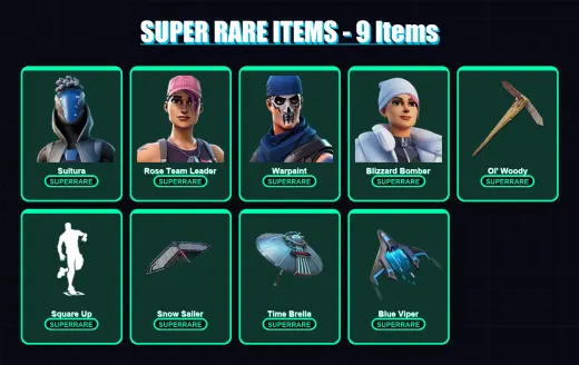 [PC/XBOX] | Sultura | Rose Team Leader | Warpaint | Blizzard Bomber | Polar Peely | 19 skin | 44 pickaxe | 31 emote | 35 glider | Lv425