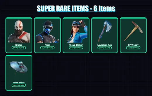 [PC/XBOX/PSN] | Kratos | Fixer | Cloud Striker | Torin | Menace | 140 skin | 154 pickaxe | 145 emote | 122 glider | Lv2095