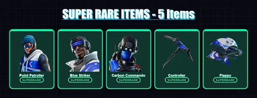 [PC/XBOX] | Point Patroller | Blue Striker | Carbon Commando | Drift | Huntress | 9 skin | 13 pickaxe | 9 emote | 14 glider | Lv191