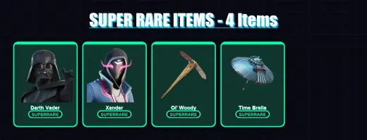 [PC] | Darth Vader | Xander | Era | Backlash | Spectra Knight | 312 skin | 364 pickaxe | 241 emote | 246 glider | Lv4185