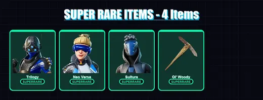 [PC/XBOX] | Trilogy | Neo Versa | Sultura | Gear Specialist Maya | Polarity | 101 skin | 143 pickaxe | 88 emote | 113 glider | Lv2204