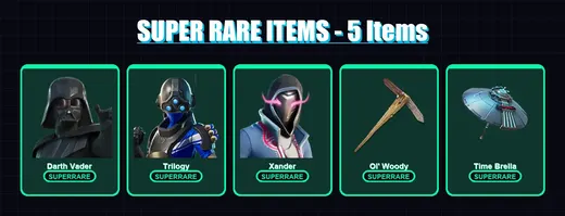 [PC] | Darth Vader | Trilogy | Xander | Raz | Twyn | 182 skin | 257 pickaxe | 170 emote | 181 glider | Lv4001 — Game account