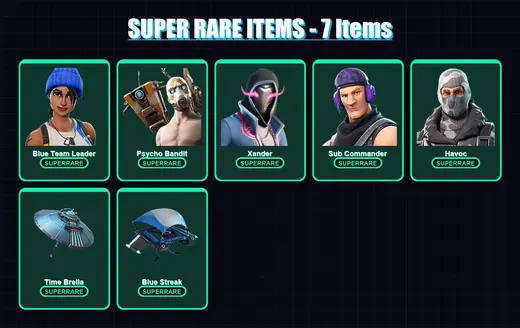 [PS4/PS5/XBOX/PC] | Blue Team Leader | Psycho Bandit | Xander | Sub Commander | Havoc | 39 skin | 95 pickaxe | 61 emote | 80 glider | Lv1432 — Game account