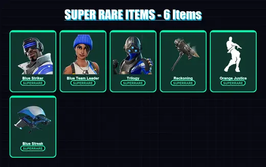 [PS4/PS5/XBOX/PC] | Blue Striker | Blue Team Leader | Trilogy | Deadpool | Fusion | 66 skin | 70 pickaxe | 56 emote | 61 glider | Lv746