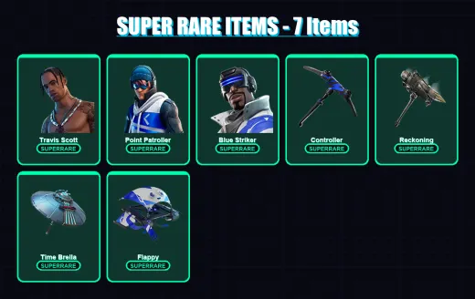 [PS4/PS5/XBOX/PC] | Travis Scott | Point Patroller | Blue Striker | 331 skin | Lv4726