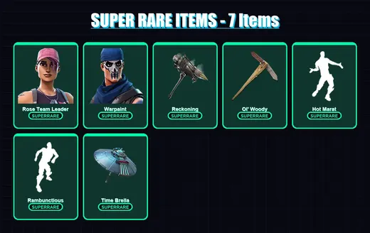 [PC/PSN] | Rose Team Leader | Warpaint | Hybrid | Drift | Calamity | 51 skin | 44 pickaxe | 64 emote | 48 glider | Lv510