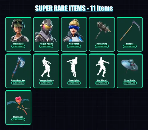 [PS4/PS5/XBOX/PC] | Trailblazer | Rogue Agent | Neo Versa | Renzo the Destroyer | Enforcer | 109 skin | 173 pickaxe | 145 emote | 141 glider | Lv322