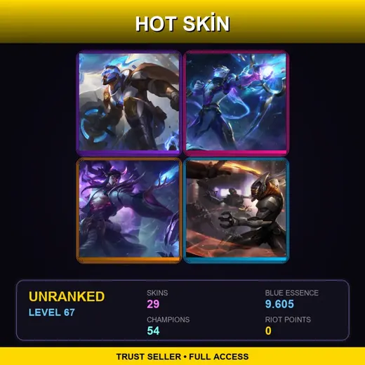 SG | Spirit Blossom Thresh | PROJECT: Yi | Blood Moon Zilean | Pulsefire Pantheon | 29 Skin | 54 Champ | Lv67