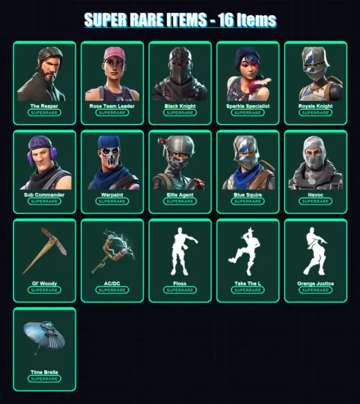 [PC/PSN] | The Reaper | Rose Team Leader | Black Knight | 124 skin | Lv1373