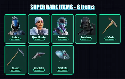 [PC/XBOX] | Sultura | Blizzard Bomber | Breakpoint | Darth Vader | Spire Assassin | 293 skin | 359 pickaxe | 263 emote | 228 glider | Lv3904