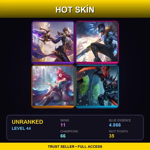 LAS | Victorious Fiora | Pulsefire Ekko | Spirit Blossom Ahri | Mecha Kha'Zix | 11 Skin | 66 Champ | Lv44