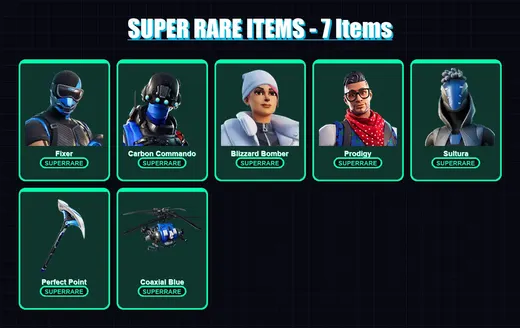 [PS4/PS5/XBOX/PC] | Fixer | Carbon Commando | Blizzard Bomber | Prodigy | Sultura | 88 skin | 111 pickaxe | 74 emote | 84 glider | Lv1146