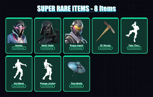 [PC/PSN] | Xander | Darth Vader | Rogue Agent | Paradigm (Reality-659) | Carbide | 313 skin | 367 pickaxe | 330 emote | 233 glider | Lv4899