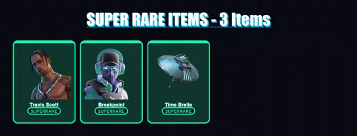 [PC/PSN] | Travis Scott | Breakpoint | Midas | Lynx | Catalyst | 46 skin | 54 pickaxe | 64 emote | 54 glider | Lv865