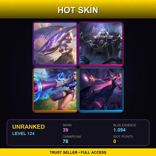 LAS | Victorious Anivia | Victorious Sejuani | Spirit Blossom Darius | Battle Academia Garen | 39 Skin | 78 Champ | Lv124 — Spirit Blossom Darius