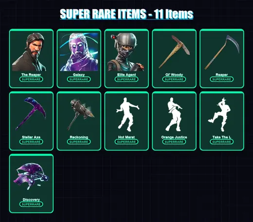 [PC/XBOX/PSN] | The Reaper | Galaxy | Elite Agent | Zenith | Battle Hound | 73 skin | 65 pickaxe | 61 emote | 61 glider | Lv1195