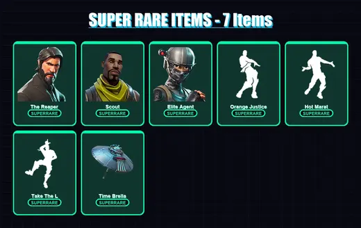 [PS4/PS5/XBOX/PC] | The Reaper | Scout | Elite Agent | Hades | Omega | 51 skin | 118 pickaxe | 109 emote | 109 glider | Lv2545 — Game account