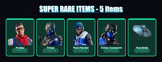 [PC] | Prodigy | Trilogy | Point Patroller | Carbon Commando | Son Goku | 27 skin | 53 pickaxe | 36 emote | 46 glider | Lv740