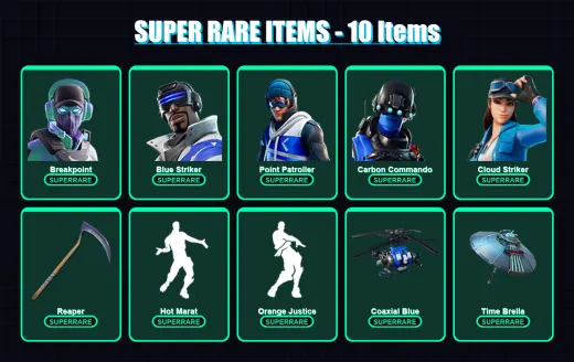 [PS4/PS5/XBOX/PC] | Breakpoint | Blue Striker | Point Patroller | 111 skin | Lv1621
