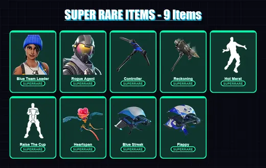 [PC] | Blue Team Leader | Rogue Agent | A.I.M. | Luxe | Deadpool | 142 skin | 144 pickaxe | 123 emote | 148 glider | Lv2832