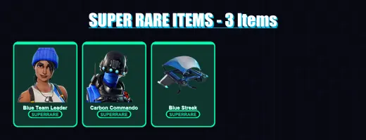[PS4/PS5/XBOX/PC] | Blue Team Leader | Carbon Commando | Robin | Ayla Winn | Captain Phasma | 17 skin | 19 pickaxe | 15 emote | 20 glider | Lv226