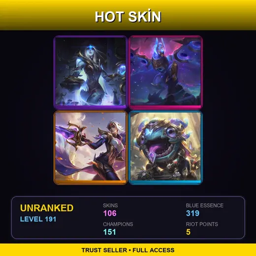 VN | Victorious Fiora | Victorious Kog'Maw | Victorious Sejuani | Spirit Blossom Darius | 106 Skin | 151 Champ | Lv191