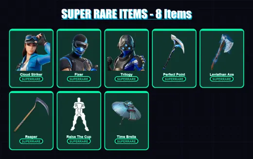[PC/XBOX] | Cloud Striker | Fixer | Trilogy | Fade | Eternal Knight | 140 skin | 230 pickaxe | 151 emote | 164 glider | Lv3141
