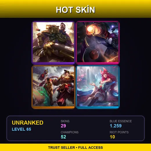 EUW | Victorious Graves | Spirit Blossom Ahri | PROJECT: Yi | Dark Star Varus | 29 Skin | 52 Champ | Lv65 — Cafe Cuties Vladimir