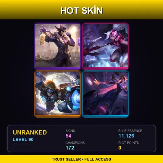 VN | Victorious Twisted Fate | Challenger Nidalee | Spirit Blossom Darius | High Noon Mordekaiser | 54 Skin | 172 Champ | Lv90 — Spirit Blossom Darius