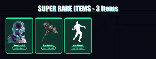 [PC/XBOX/PSN] | Breakpoint | Vi | Joey | Sentinel | Vendetta | 78 skin | 67 pickaxe | 66 emote | 49 glider | Lv537