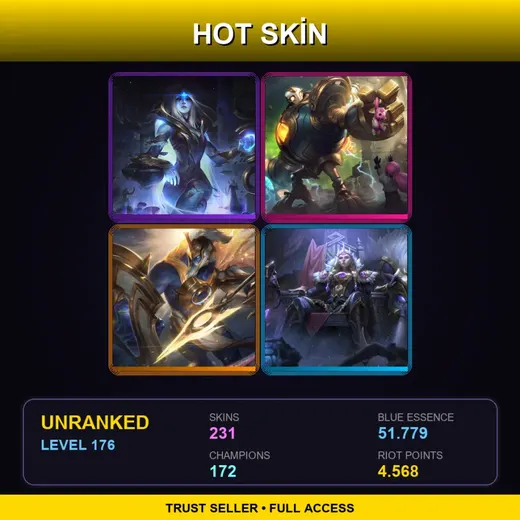 EUW | Victorious Blitzcrank | Prestige Ascended Pantheon | Victorious Sejuani | Victorious Lucian | 231 Skin | 172 Champ | Lv176