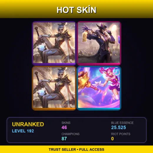 EUNE | Prestige Valiant Sword Riven (2022) | Victorious Twisted Fate | Prestige Valiant Sword Riven | Star Guardian Lux | 46 Skin | 87 Champ | Lv192