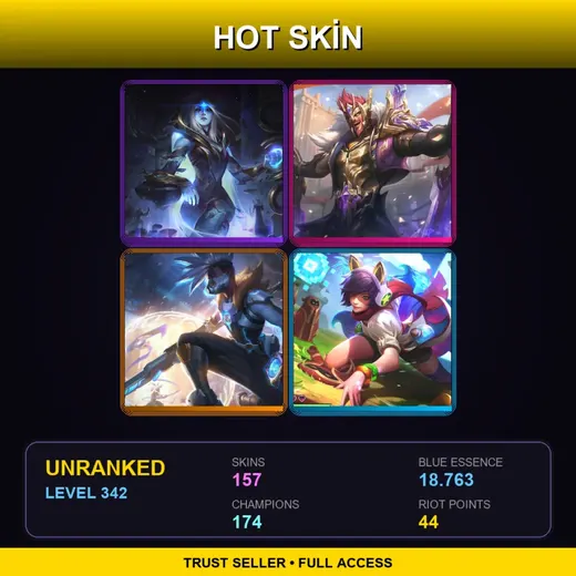 LAN | Victorious Draven | Cosmic Paladin Nautilus | Cosmic Defender Xin Zhao | Cosmic Blade Master Yi | 157 Skin | 174 Champ | Lv342