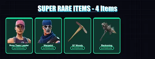 [PC/XBOX/PSN] | Rose Team Leader | Warpaint | A.I.M. | Valkyrie | Enforcer | 38 skin | 43 pickaxe | 34 emote | 39 glider | Lv488