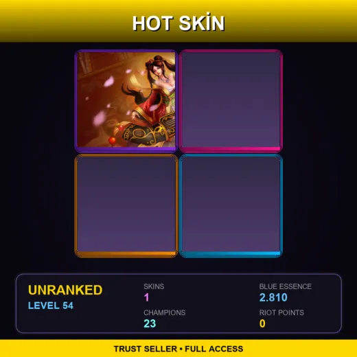 EUW | Guqin Sona | 1 Skin | 23 Champ | Lv54