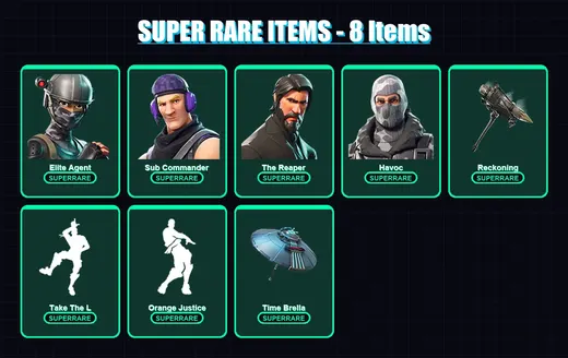 [PS4/PS5/XBOX/PC] | Elite Agent | Sub Commander | The Reaper | Havoc | Calamity | 16 skin | 21 pickaxe | 16 emote | 20 glider | Lv301 — Game account
