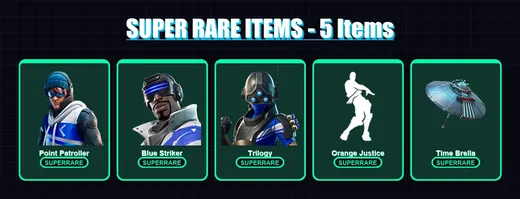 [PS4/PS5/PC] | Point Patroller | Blue Striker | Trilogy | Omegarok | Deadpool | 130 skin | 180 pickaxe | 150 emote | 130 glider | Lv1566