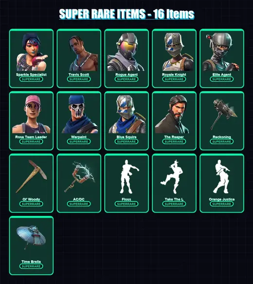 [PC/XBOX/PSN] | Sparkle Specialist | Travis Scott | Rogue Agent | 124 skin | Lv2379
