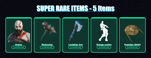 [PS4/PS5/XBOX/PC] | Kratos | Zenith | Calamity | Midas | Drift | 60 skin | 51 pickaxe | 50 emote | 49 glider | Lv549