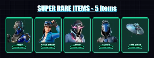 [PS4/PS5/PC] | Trilogy | Cloud Striker | Xander | Sultura | The Ageless | 174 skin | 214 pickaxe | 155 emote | 168 glider | Lv3006