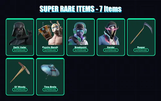 [PC/XBOX] | Darth Vader | Psycho Bandit | Breakpoint | Xander | The Imagined | 359 skin | 399 pickaxe | 271 emote | 245 glider | Lv4318