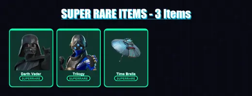 [PS4/PS5/XBOX/PC] | Darth Vader | Trilogy | Fade | Peter Griffin | Zeus | 185 skin | 224 pickaxe | 163 emote | 176 glider | Lv2533