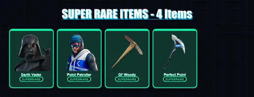 [PC/XBOX] | Darth Vader | Point Patroller | Midas | The Imagined | The Origin | 243 skin | 266 pickaxe | 238 emote | 206 glider | Lv3608