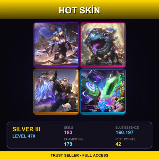 LAN | Victorious Sona | Victorious Kog'Maw | Victorious Braum | Arcade Riven | 183 Skin | 179 Champ | Silver III | Lv470